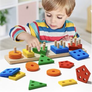 Wooden Montessori puzzle