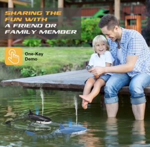 Remote Controlled Shark in water