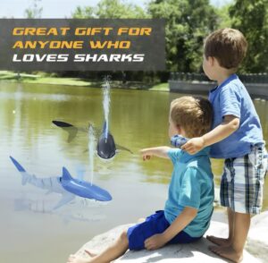 Remote Controlled Shark in water
